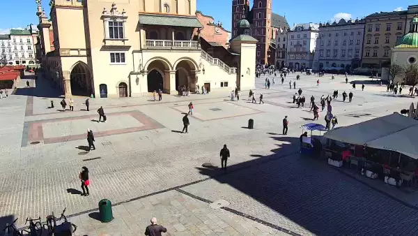 Kraków widok na Rynek Główny online.