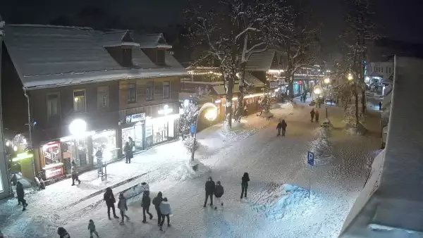 Ulubiony deptak turystów w Zakopanem.