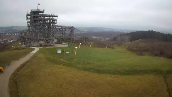 Kurza Góra - widok na Wieżę Widokową w Kurzętniku.