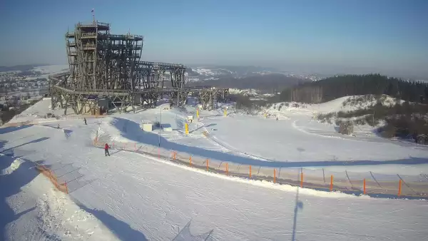 Kurza Góra - widok na Wieżę Widokową w Kurzętniku.