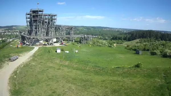 Kurza Góra - widok na Wieżę Widokową w Kurzętniku.