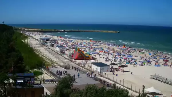 Łeba kamera, plaża, wydmy, miasto - zobacz też inne kamery w tej miejscowości