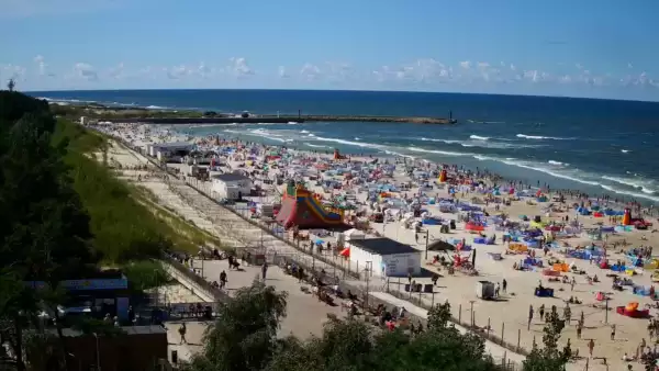 Łeba kamera, plaża, wydmy, miasto - zobacz też inne kamery w tej miejscowości