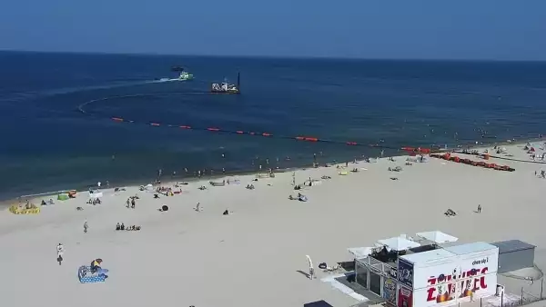 Kamera z widokiem na PLAŻĘ i MORZE w Łebie