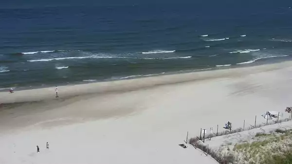 Kamera z widokiem na PLAŻĘ i MORZE w Łebie