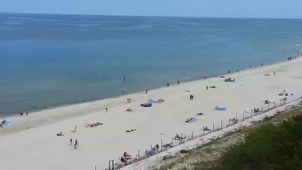 Kamera z widokiem na PLAŻĘ i MORZE w Łebie