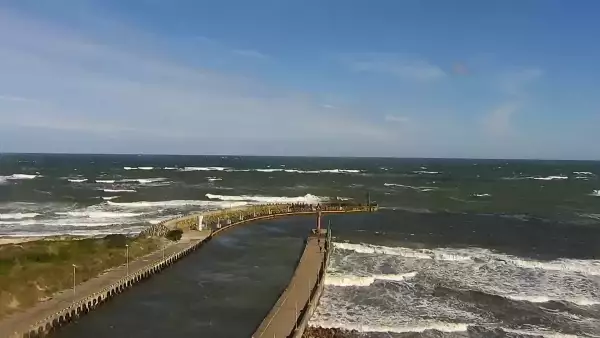 Kamera z widokiem na PLAŻĘ i MORZE w Łebie