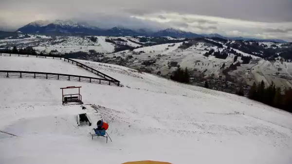 Widok panoramiczny na stok Grapa Litwinka Czarna Góra.