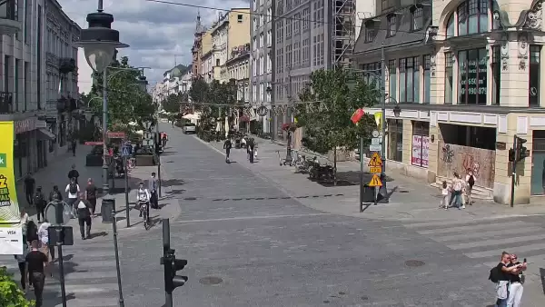 Widok na Ulicę Piotrkowską w Łodzi