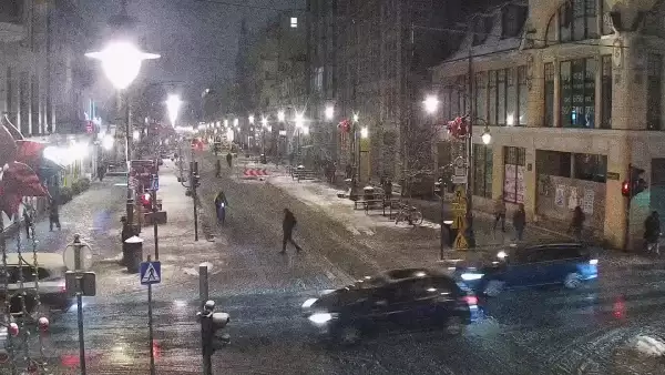 Widok na Ulicę Piotrkowską w Łodzi