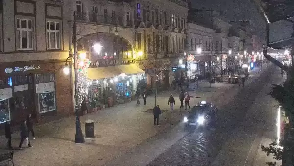 Widok na Ulicę Piotrkowską w Łodzi