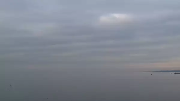 Marina Trzebież - widok na Marinę od strony Zalewu Szczecińskiego