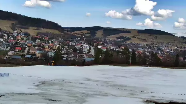 Widok z Kamery na stok MASTER SKI