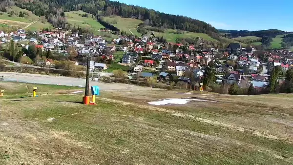 Widok z Kamery na stok MASTER SKI