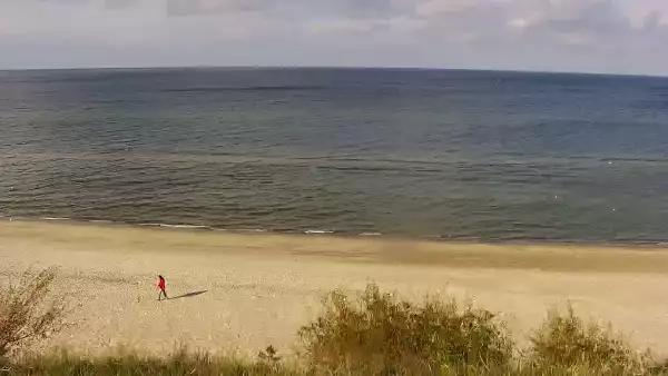 Widok z Kamery na plażę w Międzywodziu