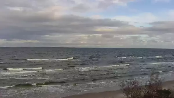 Widok z Kamery na plażę w Międzywodziu