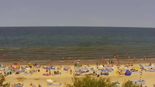 Widok z Kamery na plażę w Międzywodziu