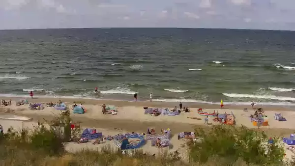 Widok z Kamery na plażę w Międzywodziu