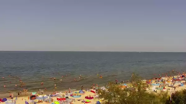 Widok z Kamery na plażę w Międzywodziu