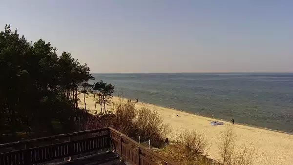 Widok z Kamery na plażę w Międzywodziu