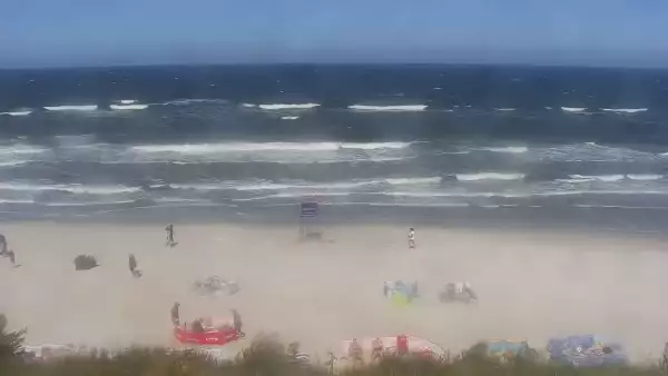 Widok z Kamery na plażę w Międzywodziu