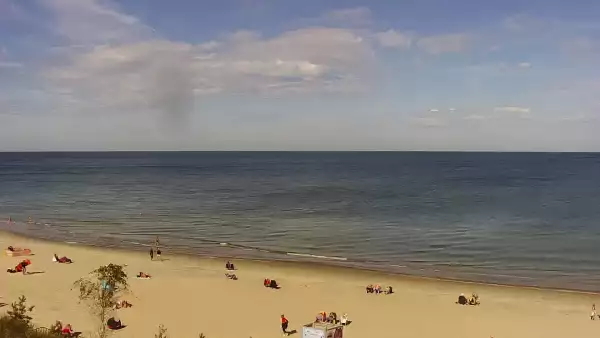 Widok z Kamery na plażę w Międzywodziu