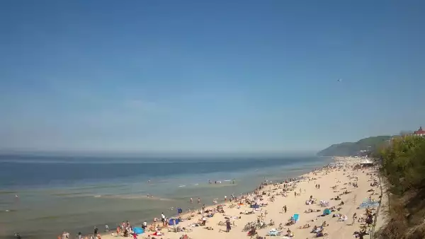 Kamera na plaże w Międzyzdrojach - cudowne zdjęcia.