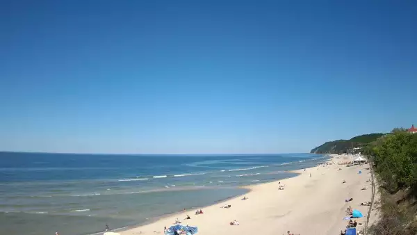 Kamera na plaże w Międzyzdrojach - cudowne zdjęcia.