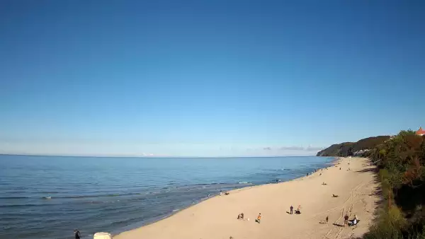 Kamera na plaże w Międzyzdrojach - cudowne zdjęcia.