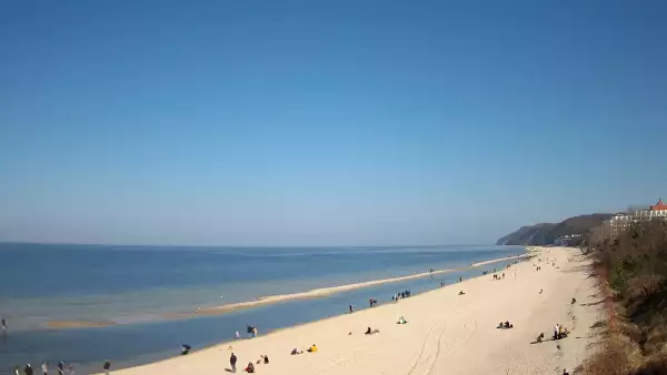 Kamera na plaże w Międzyzdrojach - cudowne zdjęcia.
