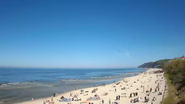 Kamera na plaże w Międzyzdrojach - cudowne zdjęcia.