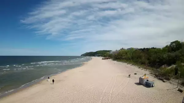 Kamera na plaże w Międzyzdrojach - cudowne zdjęcia.