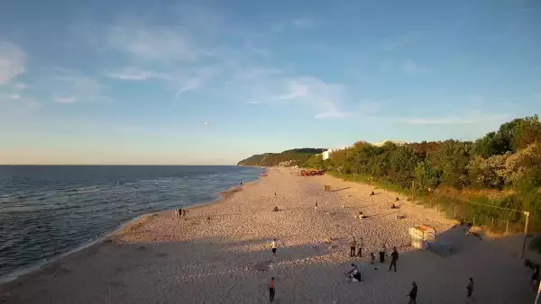Kamera na plaże w Międzyzdrojach - cudowne zdjęcia.