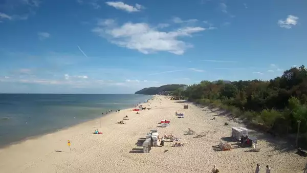 Kamera na plaże w Międzyzdrojach - cudowne zdjęcia.