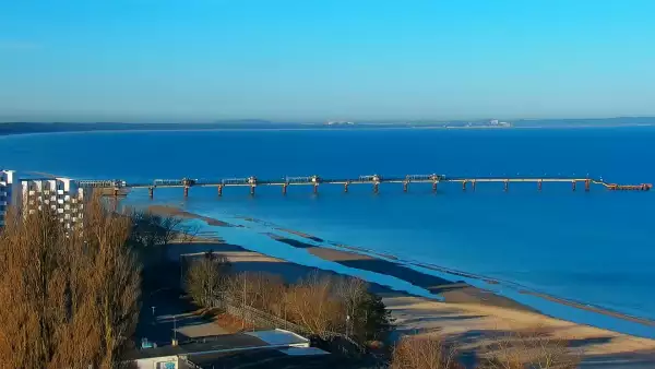 Widok na deptak i Plażę w MIĘDZYZDROJACH