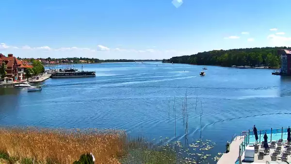 Widok z Kamery na port w Mikołajkach - NOWOŚĆ