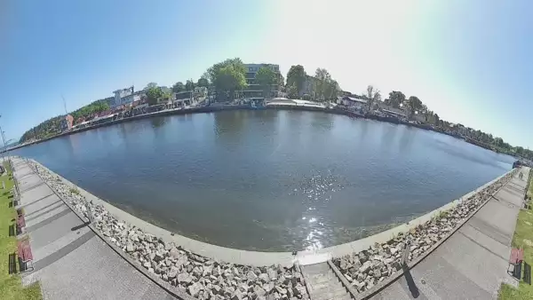 Widok na port w Mrzeżynie - live