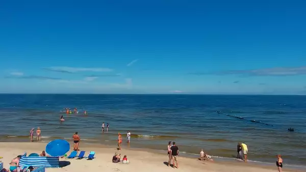 Kamera Mrzeżyno z widokiem na morze.