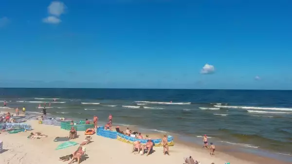 Kamera Mrzeżyno z widokiem na morze.