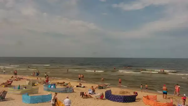 Kamera Mrzeżyno z widokiem na morze.