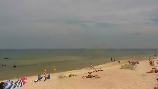 Kamera Mrzeżyno z widokiem na morze.
