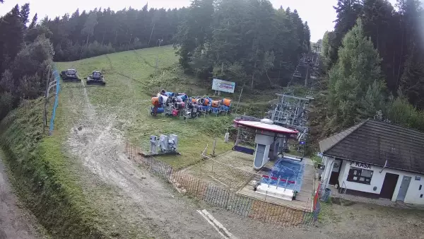 Widok na Sport Arena Myślenice - bramki