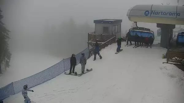 Zobacz górną stację ośrodka znajdującą się 150 metrów od schroniska Masarykova Chata
