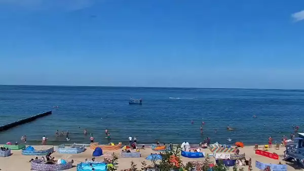 Widok na plażę w Niechorzu - NOWOŚĆ