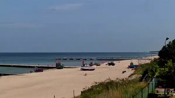 Widok na plażę w Niechorzu - NOWOŚĆ