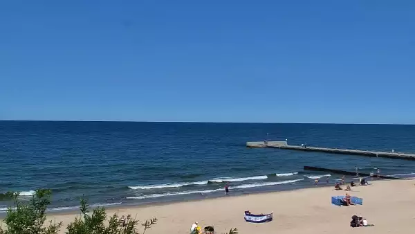 Widok na plażę w Niechorzu - NOWOŚĆ