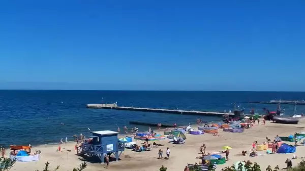 Widok na plażę w Niechorzu - NOWOŚĆ