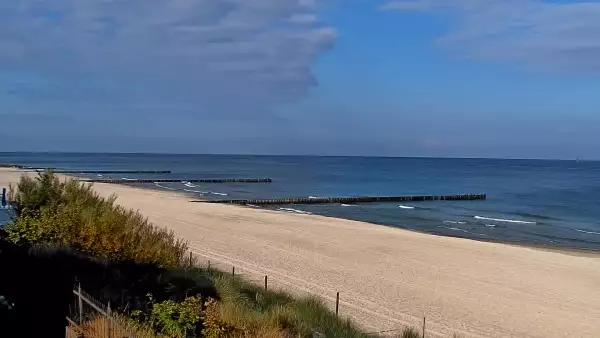 Widok na plażę w Niechorzu - NOWOŚĆ