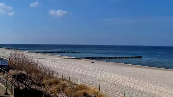 Widok na plażę w Niechorzu - NOWOŚĆ