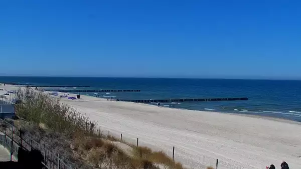 Widok na plażę w Niechorzu - NOWOŚĆ
